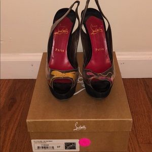 Flo Sling 120 Patent Heels